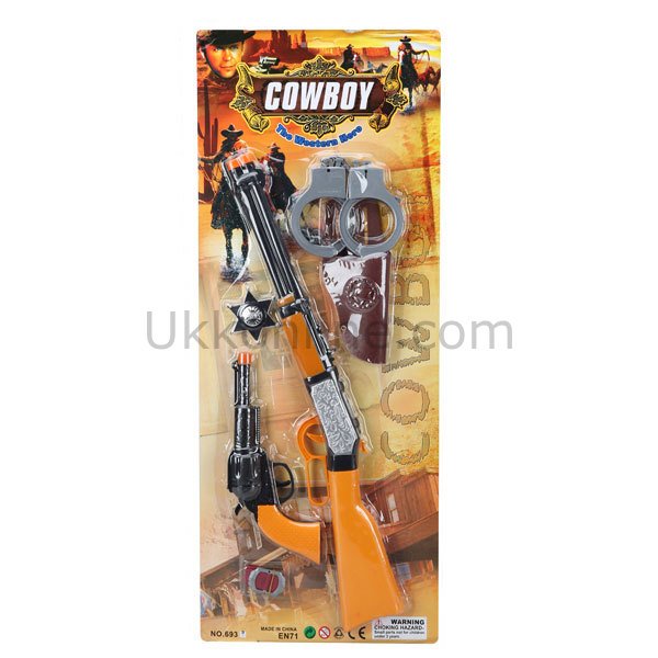 69390 SİLAH SET KOVBOY TÜFEK/TABANCA-YFN