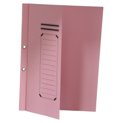 BAFİX KARTON DOSYA YARIM KAPAK PEMBE