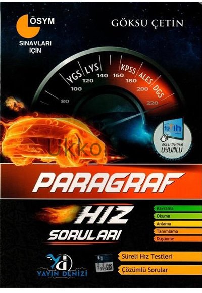 HIZ VE RENK YAYINLARI PARAGRAF SORU BANKASI 2019