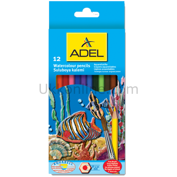 ADEL BOYA KALEMİ 12 RENK AQUARELL