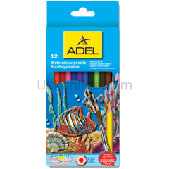 ADEL BOYA KALEMİ 12 RENK AQUARELL