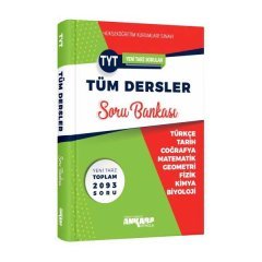 TYT TÜM DERSLER SORU BANKASI (SAY-SÖZ) ANKARA YAYINLARI