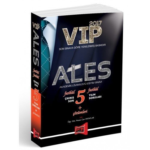 2017 ALES VIP Fasikül Fasikül Çıkmış Son 5 Yılın Soruları Çözümleri Yargı Yayınları