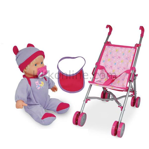 6603-CNT 30CM PUSETLİ YUMUŞACIK BEBEK