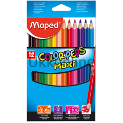 MAPED BOYA KALEMİ PEPS MAXI 12 RENK KUTU