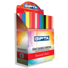 GIPTA OLUKLU KARTON RENKLİ SİMLİ 50-70 60LI