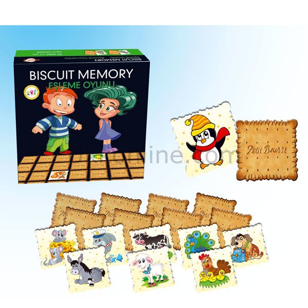 1604 KT.EŞLEME-SEVİMLİ HAYVANLAR BISCUIT MEMORY