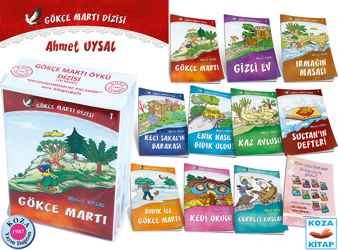Gökçe Martı Dizisi (10 Kitap)