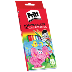 PRİTT BOYA KALEMİ 12 RENK KARTON KUTU