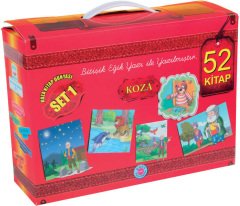 KOZA ÇOCUK KİTAPLIĞI SET 1 - (52 KİTAP) KUTULU ADEDİ (BİTİŞİK EĞİK YAZI)