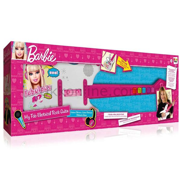 784161-IMC BARBIE ELEKTRONİK GİTAR