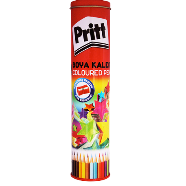 PRİTT BOYA KALEMİ 24 RENK METAL TÜP 1307863