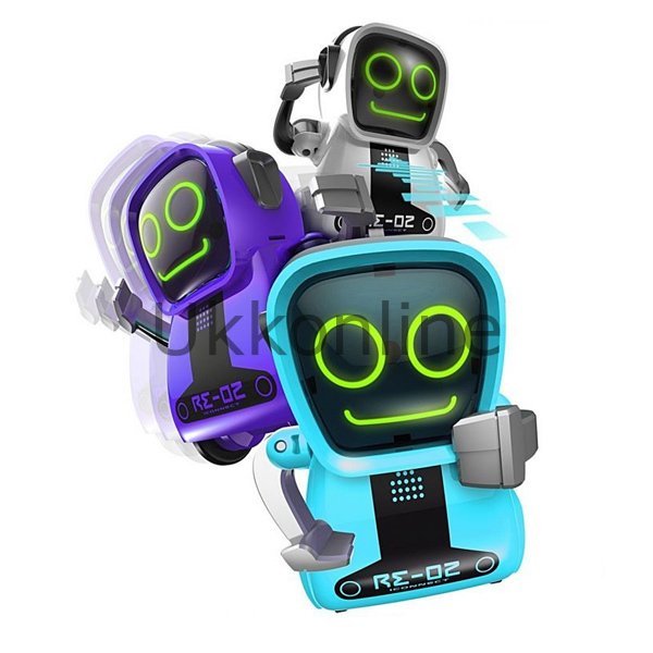 SIL/88043 POKIBOT /Robot /Silverlit/ 3 Farklı Renk +3 yaş