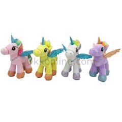 170136-8 PELUŞ KANATLI SEVİMLİ AT 8 INCH