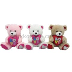 70167-12 PELUŞ LOVE KALPLİ AYI 12INCH