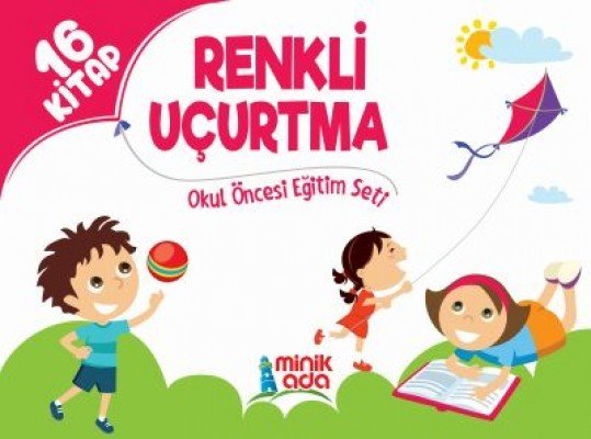Renkli Uçurtma Okul Öncesi Eğitim Seti (16 kitap)