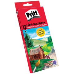 PRİTT SULUBOYA 12 RENK LÜKS ÇIKABİLEN TABLET