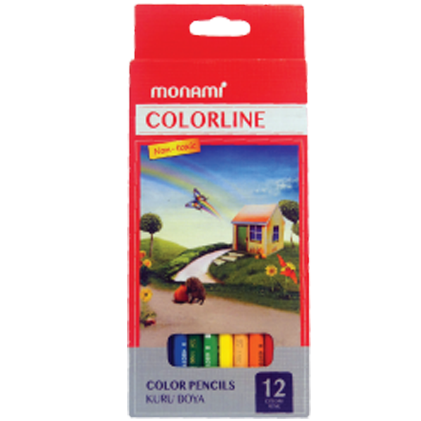 MONAMİ BOYA KALEMİ 12 RENK COLORLİNE