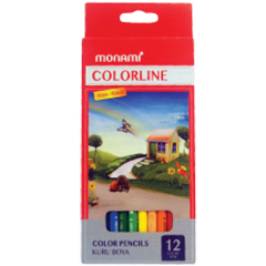 MONAMİ BOYA KALEMİ 12 RENK COLORLİNE