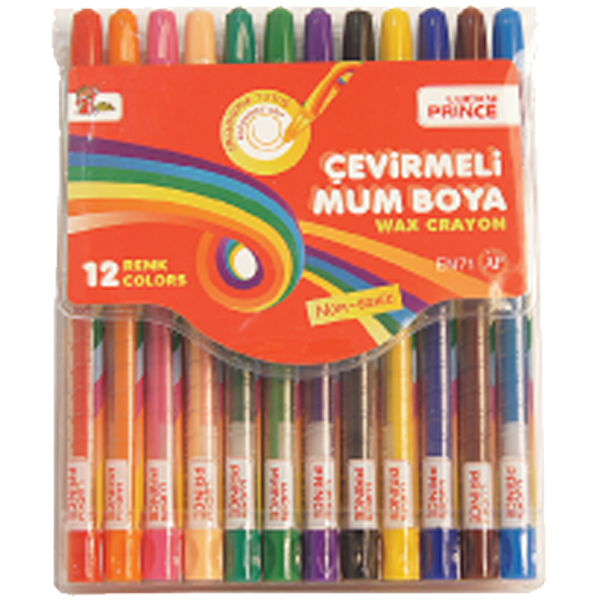PRİNCE MUM BOYA 12 RENK