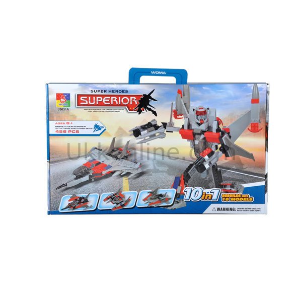 62042 SUN ROBOT SET UÇAK/TIR 440-456PRÇ.-JUB