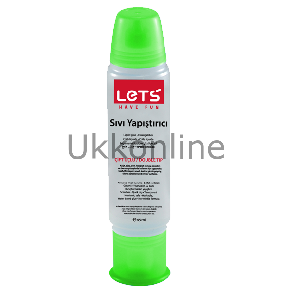 LETS SIVI YAPIŞTIRICI ÇİFT UÇLU 45 ML.
