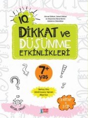IQ+ Dikkat ve Düşünme Etkinlikleri 7 Yaş (3 Kitap + 3 CD)