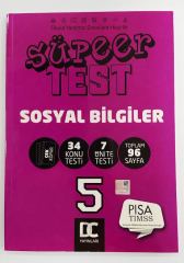 5. Sınıf Sosyal Bilgiler Süper test Çek Kopar Doğru Cevap Yayınları