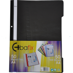 BAFİX TELLİ DOSYA PLS A-4 SİYAH