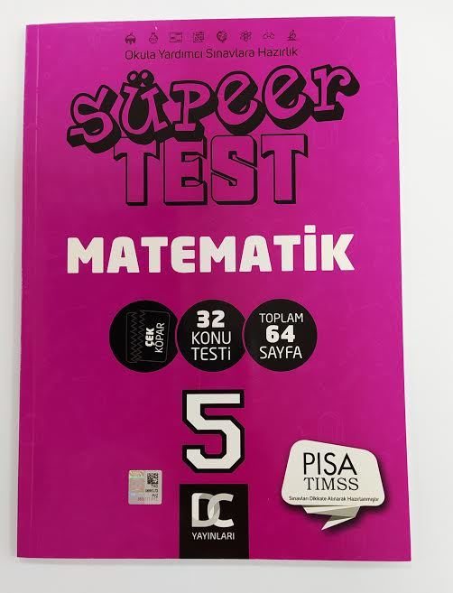 5. Sınıf Matematik Süper Test Çek Kopar Doğru Cevap Yayınları