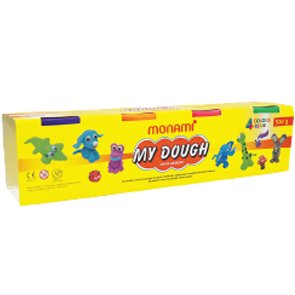 MONAMİ OYUN HAMUR 4 RENK 520gr BÜYÜK