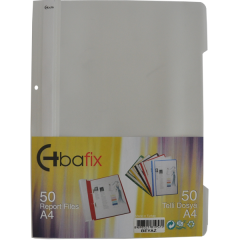 BAFİX TELLİ DOSYA PLS A-4 BEYAZ