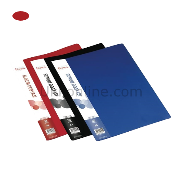 TİCON KATALOG DOSYA 30 LU KIRMIZI