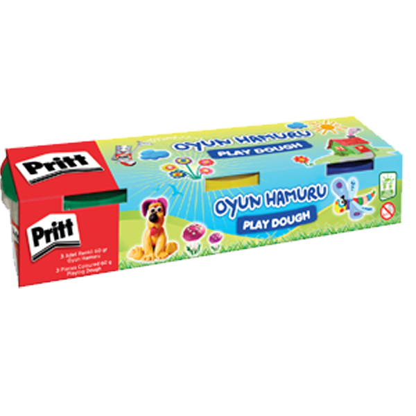 PRİTT OYUN HAMUR 3 RENK 60gr
