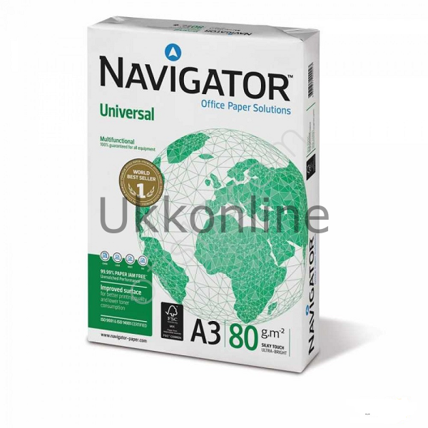 FOTOKOPİ KAĞIT NAVİGATÖR A-3 80gr 500 LÜ