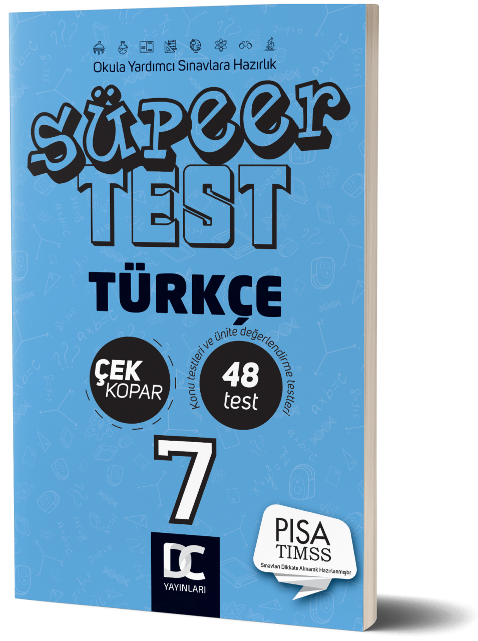 7. SINIF SÜPER TEST ÇEK KOPAR TÜRKÇE DC YAYINLARI 2020