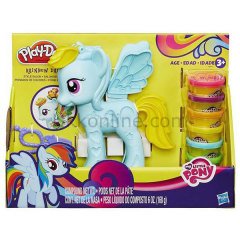 B0011 PD-RAINBOW DASH SAÇ STÜDYOSU /Play-Doh