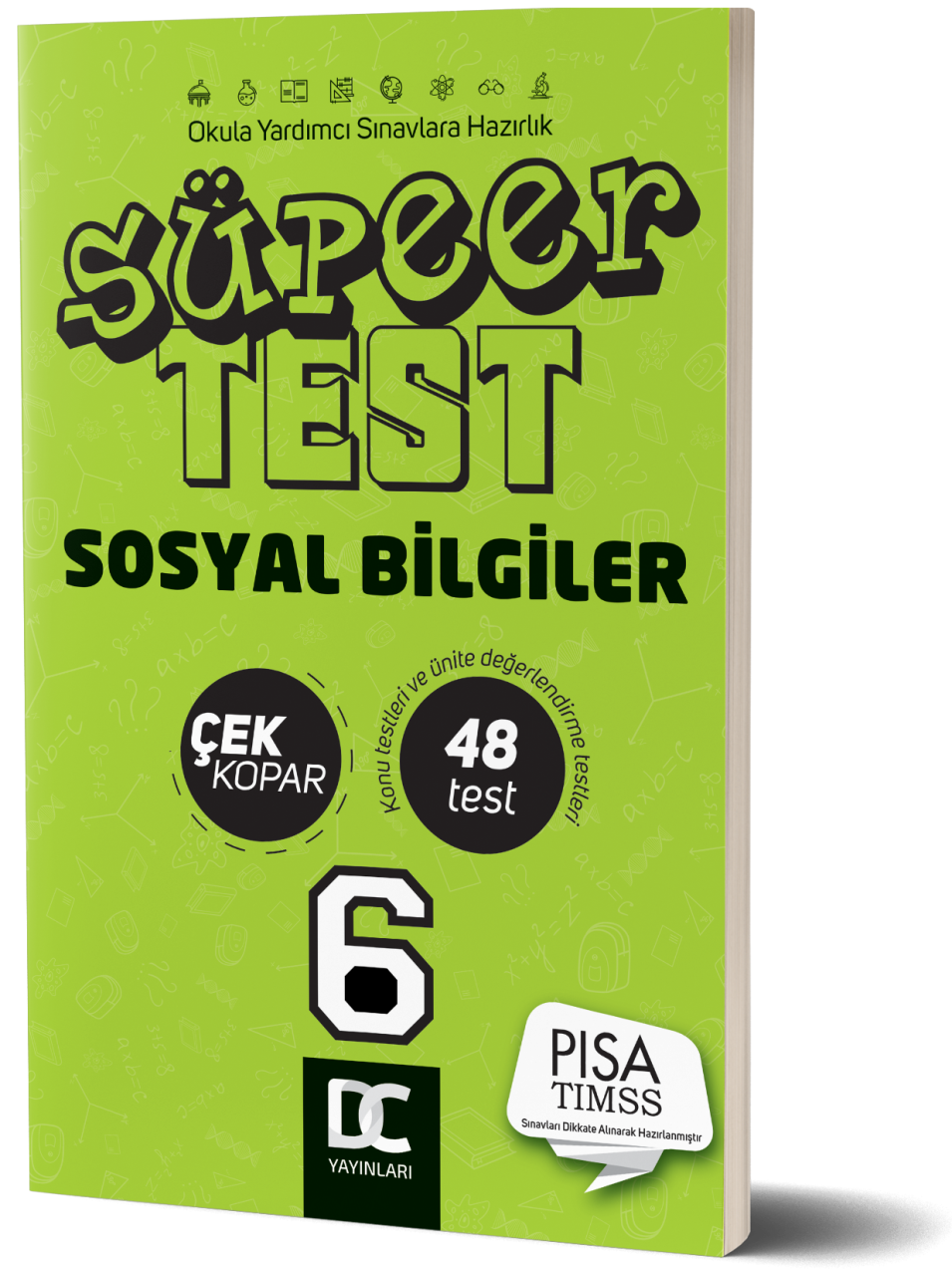6. SINIF SÜPER TEST  ÇEK KOPAR SOSYAL DC YAYINLARI 2020