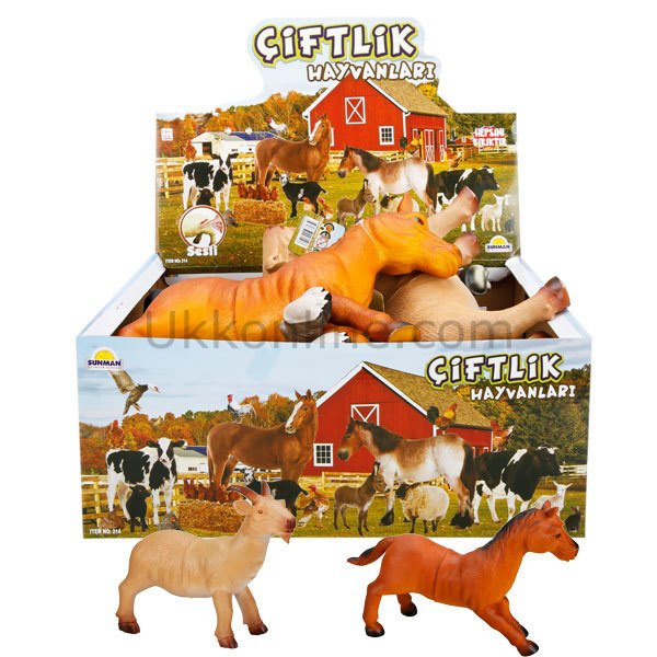719 SUN ÇİFTLİK HAYVANLAR FOAM SESLİ 30CM-RST-AUS