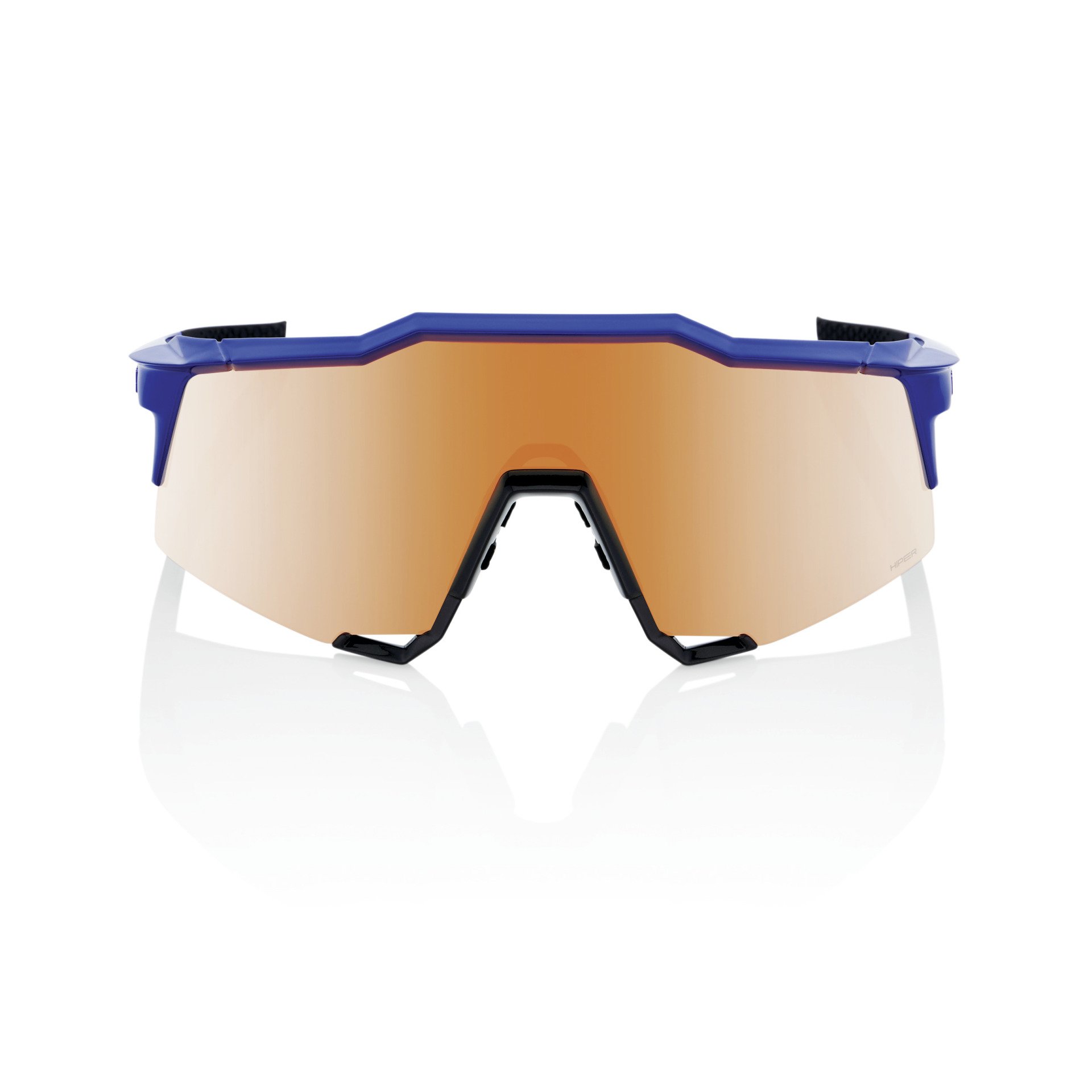 100% SPEEDCRAFT - Gloss Cobalt Blue - HiPER Copper Mirror Lens