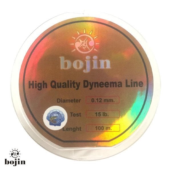 Bojin Dyneema 4X 0.12mm 100m Yeşil İp Misina