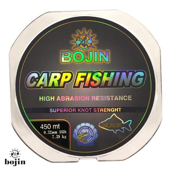 Bojin Carp 0.32mm 450m Siyah Sazan Misinası