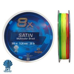 Bojin 8X Satin M.Color 0.26mm 300m İp Misina