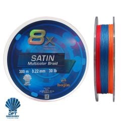 Bojin 8X Satin M.Color 0.22mm 300m İp Misina