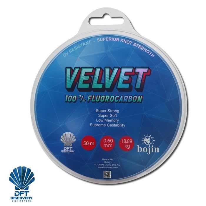 Dft Bojin Velvet Fluorocarbon 50m 0.60mm Misina