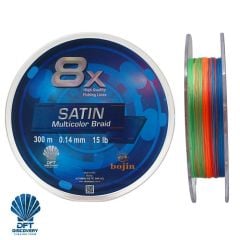 Bojin 8X Satin M.Color 0.14mm 300m İp Misina