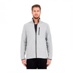 Blackspade Önden Fermuarlı Gri S Polar Mont