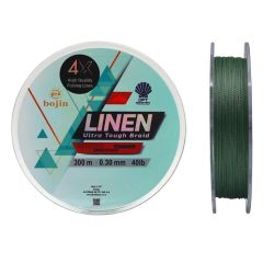 Bojin 4X Linen 0.30mm 300m Yeşil İp Misina