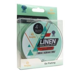 Bojin 4X Linen 0.26mm 300m Yeşil İp Misina