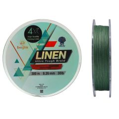 Bojin 4X Linen 0.26mm 300m Yeşil İp Misina